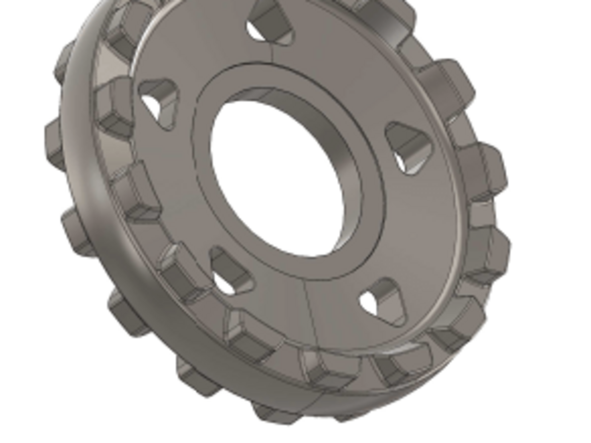 3D gerendertes Bild von einer Turas in der Baumaschinentechnik.
